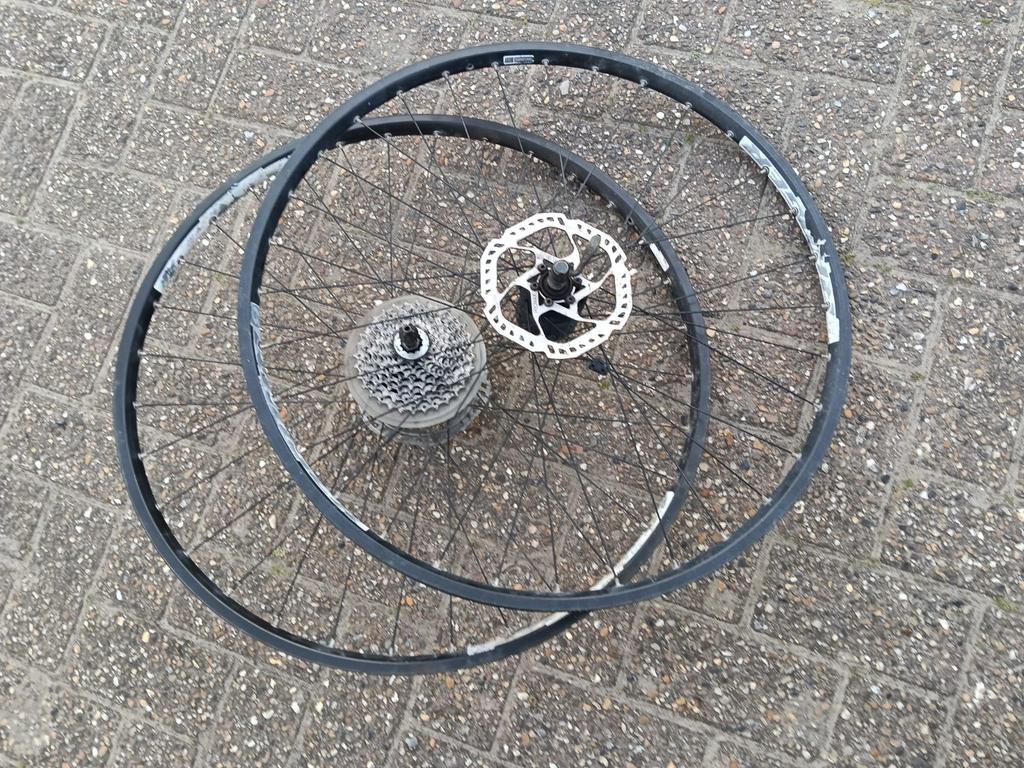 Voor en achterwiel moutainbike, Fietsen en Brommers, Ophalen of Verzenden, Overige merken