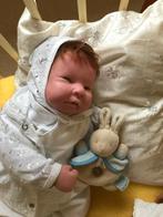 handgemaakte baby pop 55 cmv van nel de man levensecht, Verzamelen, Poppen, Ophalen of Verzenden, Zo goed als nieuw, Pop