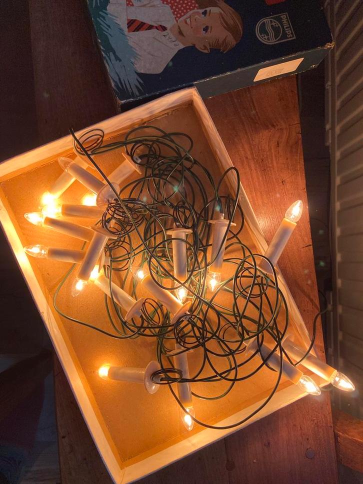 Vintage kerstverlichting van Philips, Diversen, Kerst, Ophalen of Verzenden