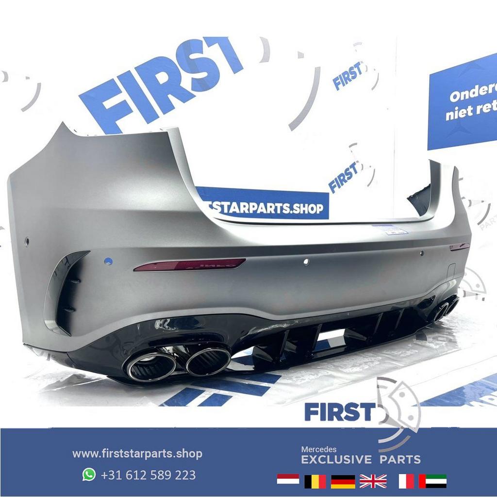 W177 A45 ACHTERBUMPER A KLASSE 2023 A45S AMG ZWART GRIJS WIT, Gebruikt, -, Ophalen of Verzenden, Achter