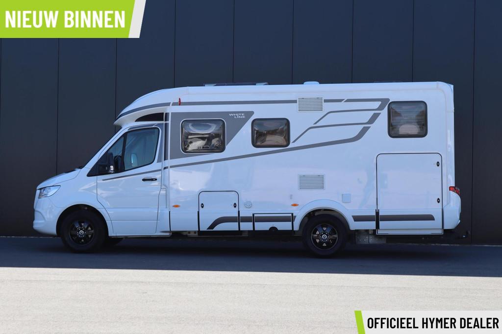 Hymer BMC-T 600 Whiteline 170pk Automaat | Lengtebedden | 2x, Caravans en Kamperen, Campers, Automaat, Achteruitrijcamera, Tot en met 2