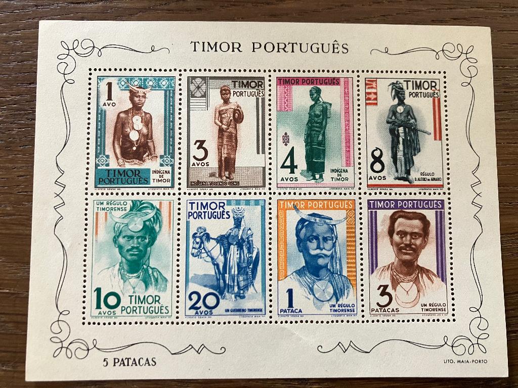 Velletje 1948 postfris Timor portugues, Ophalen of Verzenden, Overige landen, Postfris