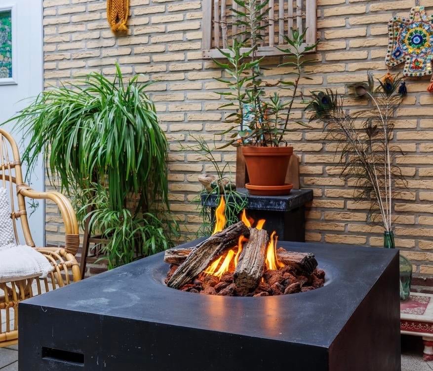 Cocoon Table Vuurtafel, Tuin en Terras, Ophalen, Gebruikt