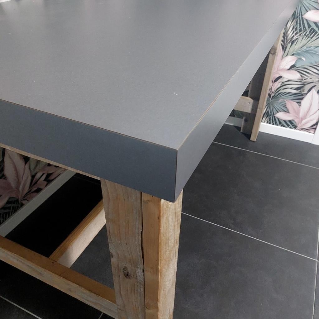 Tafel, Huis en Inrichting, Tafels | Eettafels, 100 tot 150 cm, Zo goed als nieuw, Rechthoekig, 50 tot 100 cm