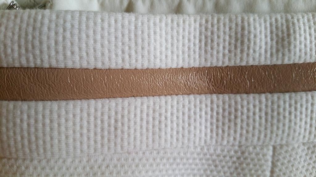 Versace rok off-white crème     ALS NIEUW, Wit, Ophalen of Verzenden, Zo goed als nieuw, Versace