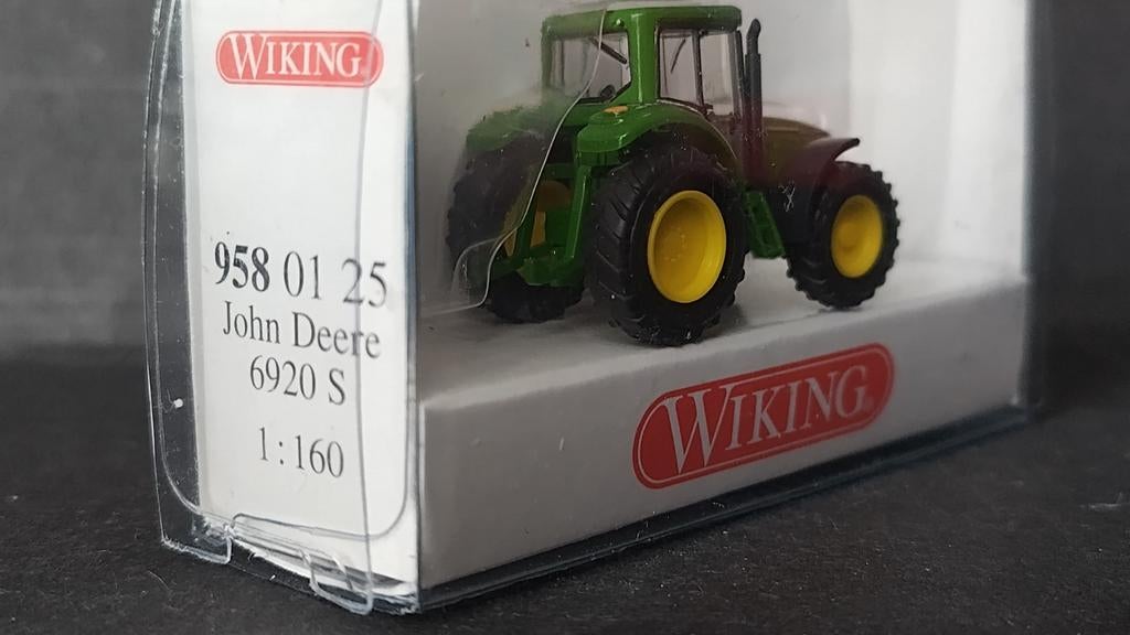 John Deere 6920 S Tractor 1:160 N Spoor Wiking Pol, Tractor of Landbouw, Ophalen of Verzenden, Wiking@wiking.de, Unter den Eichen 8 Berlin Germany