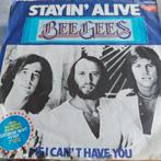 Bee Gees - Stayin' Alive / If I Can't Have You (Single), Ophalen of Verzenden, Gebruikt, 7 inch