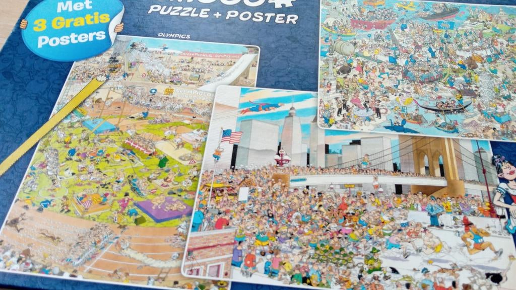 Jan van Haasteren 3x 1000, Ophalen