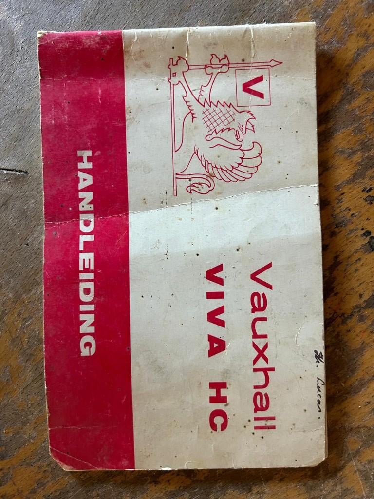 Handleiding Vauxhall Viva HC, Ophalen of Verzenden