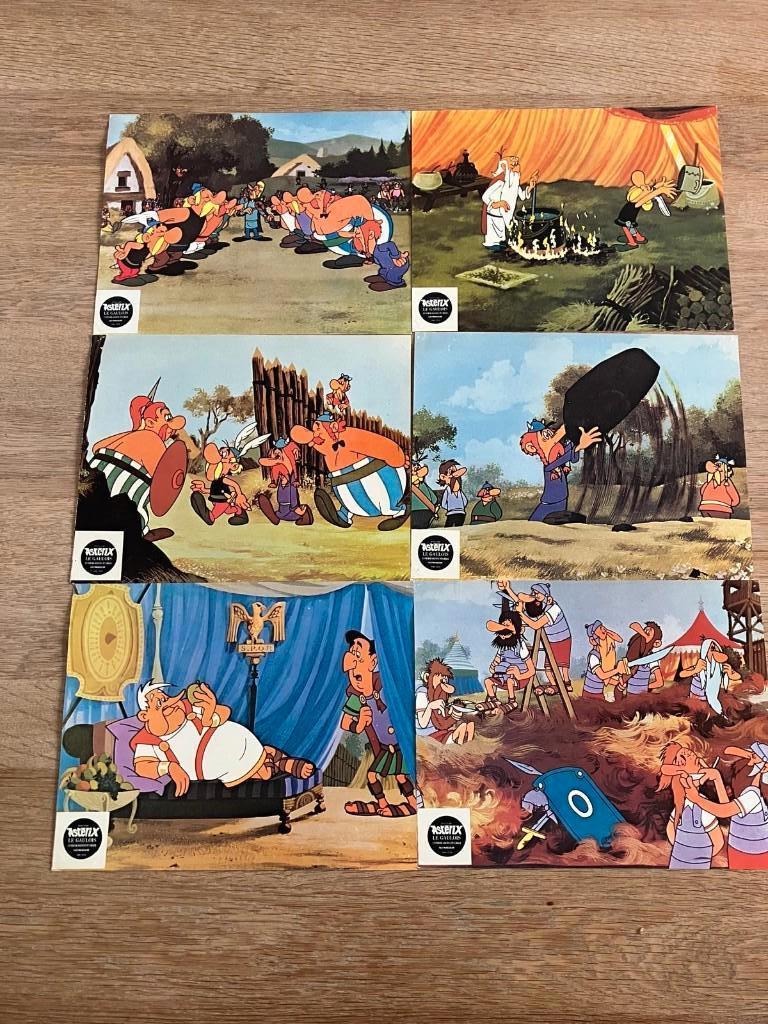 Asterix orginele lobbycards, Ophalen of Verzenden, Gebruikt, Film, Foto of Kaart