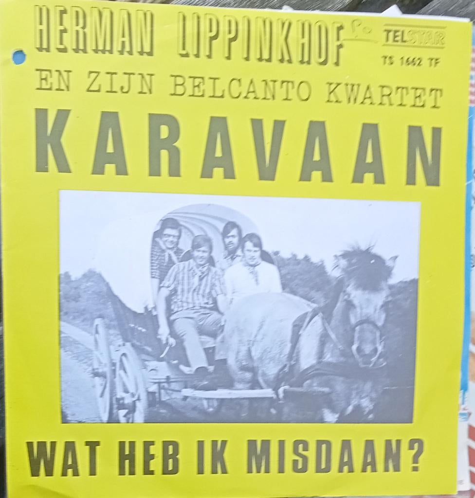 Herman Lippinkhof - Karavaan, Cd's en Dvd's, Vinyl Singles, Gebruikt, Verzenden, 7 inch, Single