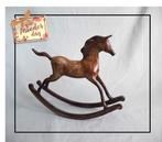 Hobbelpaard brons – 28 cm, Ophalen of Verzenden