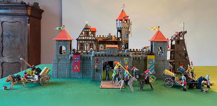 Supergroot Playmobil kasteel 3666 XXL-1, Kinderen en Baby's, Speelgoed | Playmobil, Gebruikt, Complete set, Ophalen of Verzenden