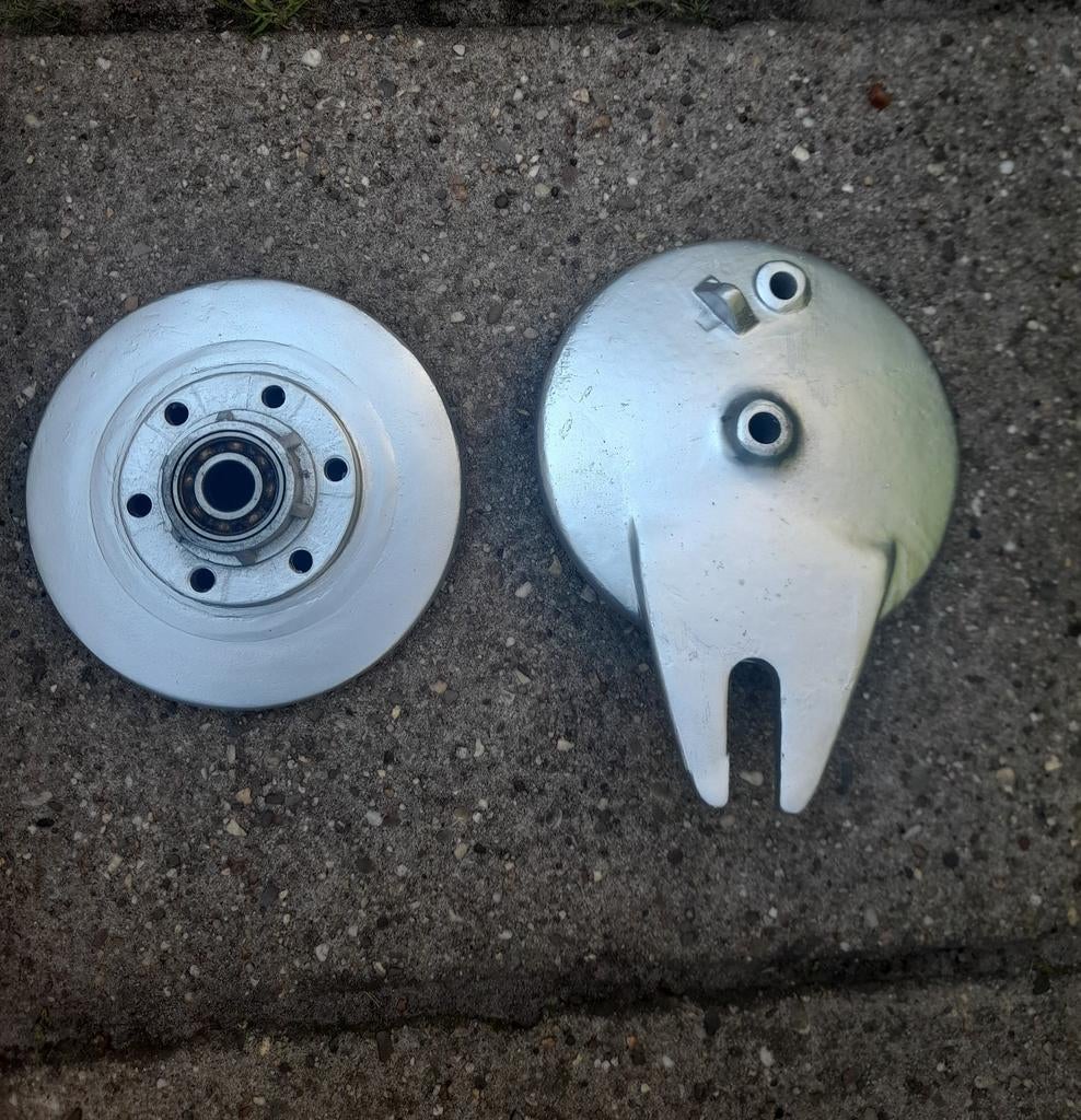 Zundapp grote naafwielplaten 1twd 1rem, Ophalen of Verzenden, Overige typen