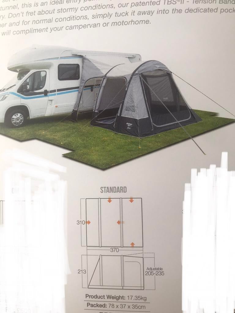 Vango air beam bus tent incl slaap kabine, Caravans en Kamperen, Tenten, Ophalen, Zo goed als nieuw, Tot en met 4