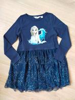 Zgan! Mooi donkerblauw frozen jurkje van H&M! Mt 134/140, Meisje, H&M, Ophalen of Verzenden, Zo goed als nieuw