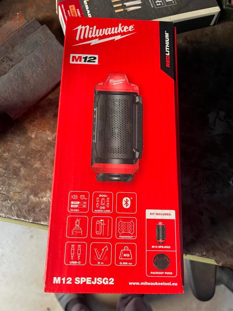 Milwaukee m12 radio box, Doe-het-zelf en Verbouw, Ophalen of Verzenden, Nieuw