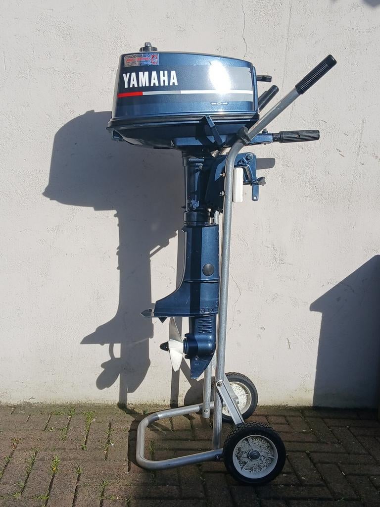 Yamaha 4pk 2takt buitenboordmotor kortstaart, Ophalen, Zo goed als nieuw, Motor en Techniek, Motorboot