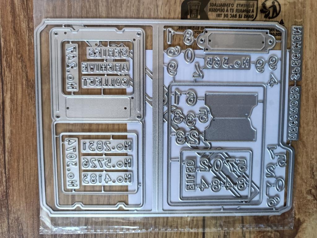 Specimen Cutting Dies - Nieuw !, Ophalen of Verzenden, Nieuw, Frame of Mal