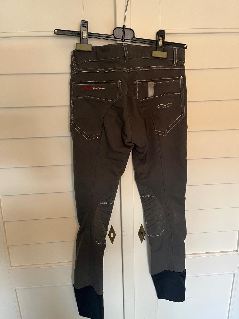 Grijze animo rijbroek jongen 12 jaar, Dieren en Toebehoren, Gebruikt, Kinderen, Dressuur, Onderkleding