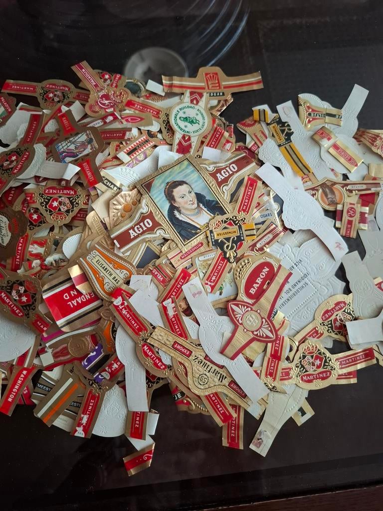 Verzameling Sigarenbandjes, Verzamelen, Ophalen of Verzenden, Gebruikt