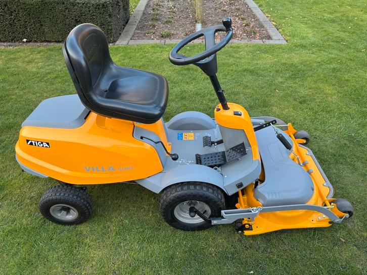 STIGA VILLA SILENT/ 85 CM COMBI MAAIDEK ZITMAAIER 15,5 PK‼️, Tuin en Terras, Zitmaaiers, Zo goed als nieuw, Minder dan 90 cm, Elektrische starter