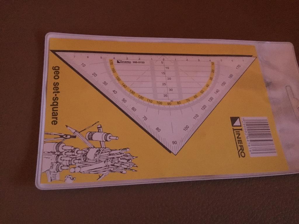 Nieuw 2 geodriehoeken buigzaam, Ophalen, Nieuw