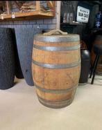 Eikenhouten regenton/ wijnvat met los deksel, Ophalen, 150 liter of meer, Zo goed als nieuw, Bb