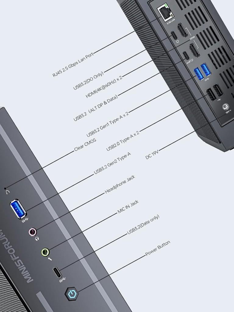 MINIS FORUM NAD9 Mini-pc, Intel Core i9-12900H 14-Core, Minisforum, Gebruikt, 32 GB, Intel Core i9