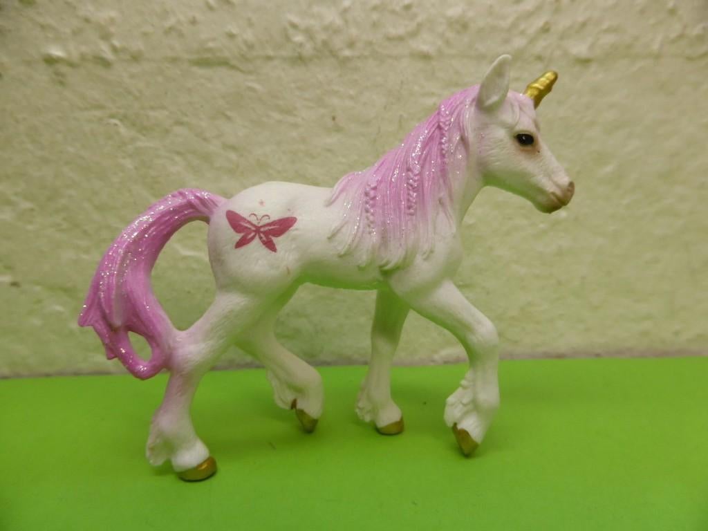 Schleich 82878 regenboog veulen Jaspis, Ophalen of Verzenden, Zo goed als nieuw, Paard, Beeldje of Figuurtje