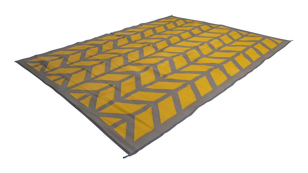 Bo-camp Chill mat Flaxton XL 350x270 geel - Zo goed als nieu, Caravans en Kamperen, Ophalen, Zo goed als nieuw