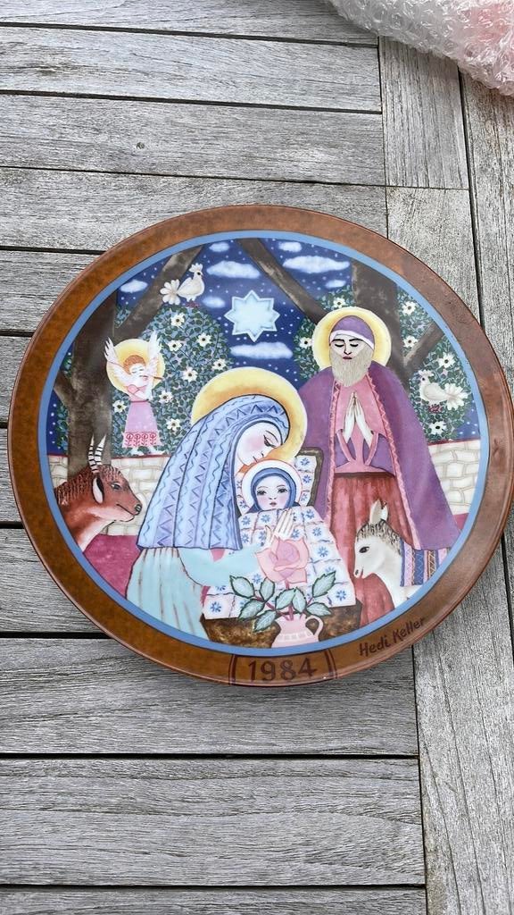 Wandbordje Hedi Keller 1984, Ophalen of Verzenden