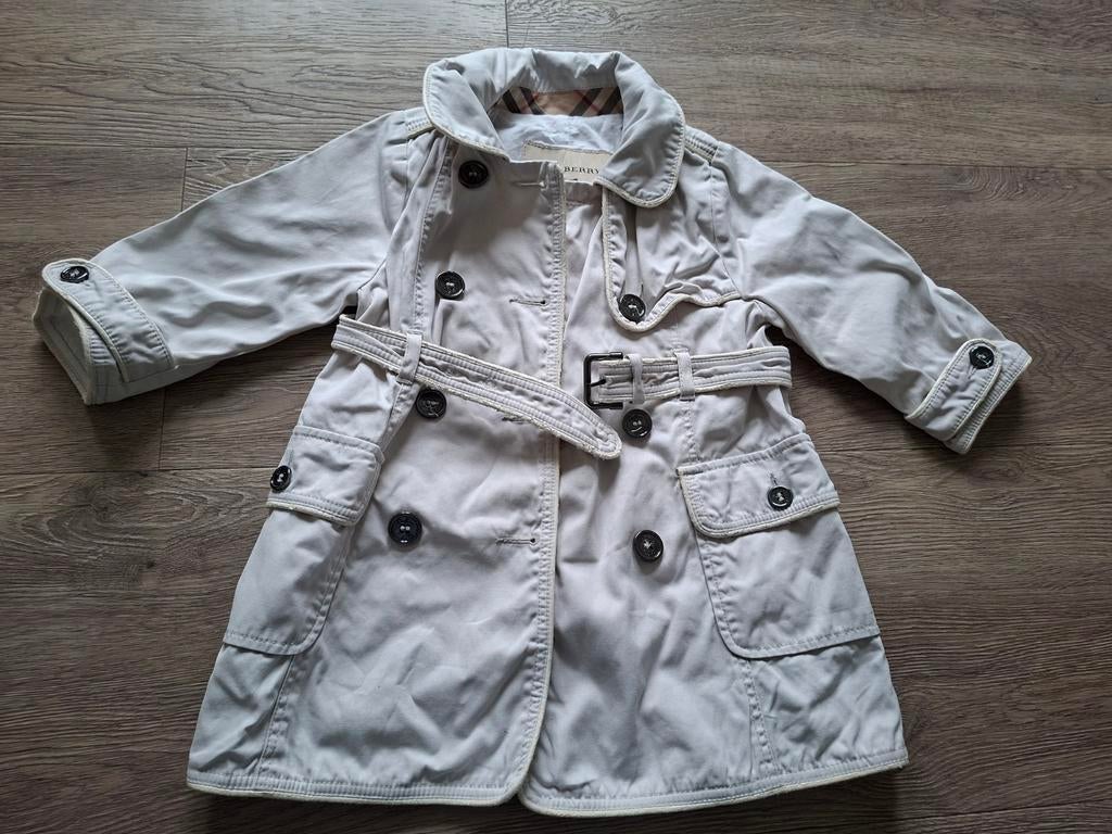 Burberry Trenchcoat voor baby's - Maat 80 (1 jaar), Kinderen en Baby's, Gebruikt, Jongetje of Meisje, Ophalen of Verzenden, Jasje