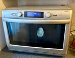 Whirlpool combimagnetron oven met glasplaat en rek, Witgoed en Apparatuur, Magnetrons, Ophalen, Combimagnetron, Gebruikt, Grill
