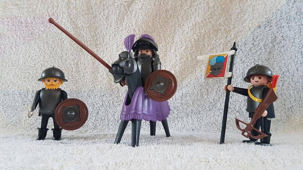 playmobil vintage 3329 ridder met schildknapen, Kinderen en Baby's, Speelgoed | Playmobil, Ophalen of Verzenden, Zo goed als nieuw