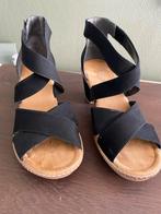 Chique zwarte Rieker sandalen - maat 41, Kleding | Dames, Schoenen, Ophalen of Verzenden, Zo goed als nieuw, Zwart, Sandalen of Muiltjes