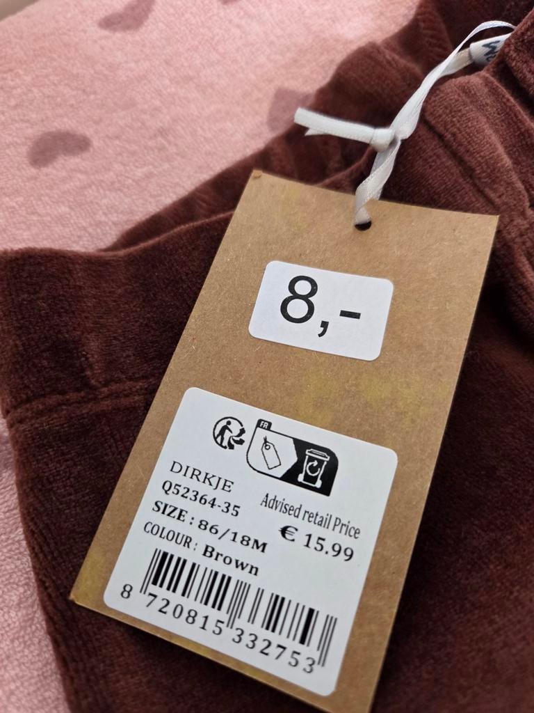 Flared broeken, Kinderen en Baby's, Babykleding | Maat 80, Ophalen, Broekje, Meisje, Dirkje