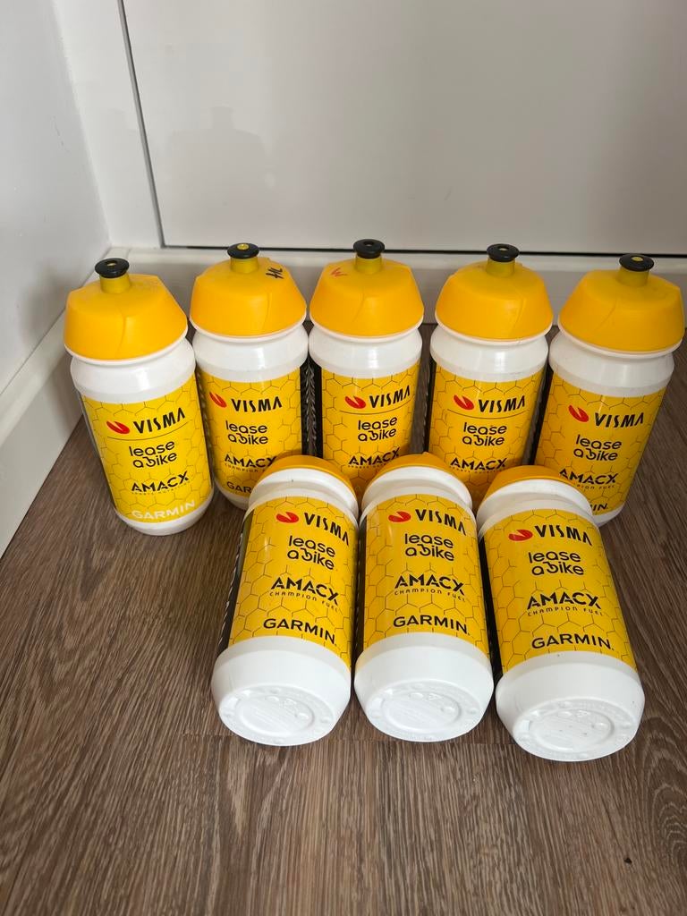 Visma Lease a Bike bidons 8 stuks, Ophalen of Verzenden, Nieuw