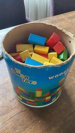 Ton met blokjes af te halen., Ophalen, Gebruikt