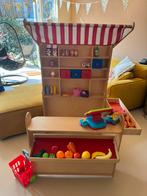 Zeer compleet houten winkeltje met kassa, mandje etc., Kinderen en Baby's, Speelgoed | Overig, Ophalen, Gebruikt, Jongen of Meisje