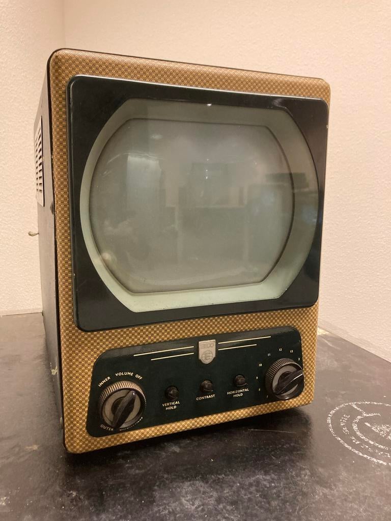 Vintage EKCO Televisie (Engels) - Half beeld, incl. extra bu, Ophalen, Niet werkend, Minder dan 40 cm, Overige merken
