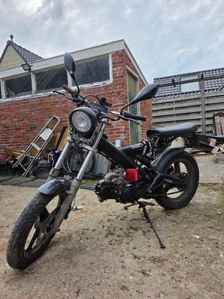 2x Sachs Madass brommer met kenteken 125cc, Fietsen en Brommers, Ophalen, Gebruikt, Maximaal 45 km/u, 4 versnellingen