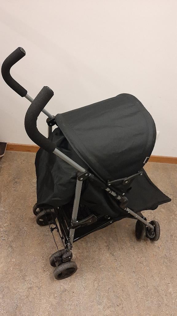 Prenatal buggy zit lig stand zwart, Kinderen en Baby's, Buggy's, Gebruikt, Overige merken, Verstelbare rugleuning, Zonnekap, Ophalen