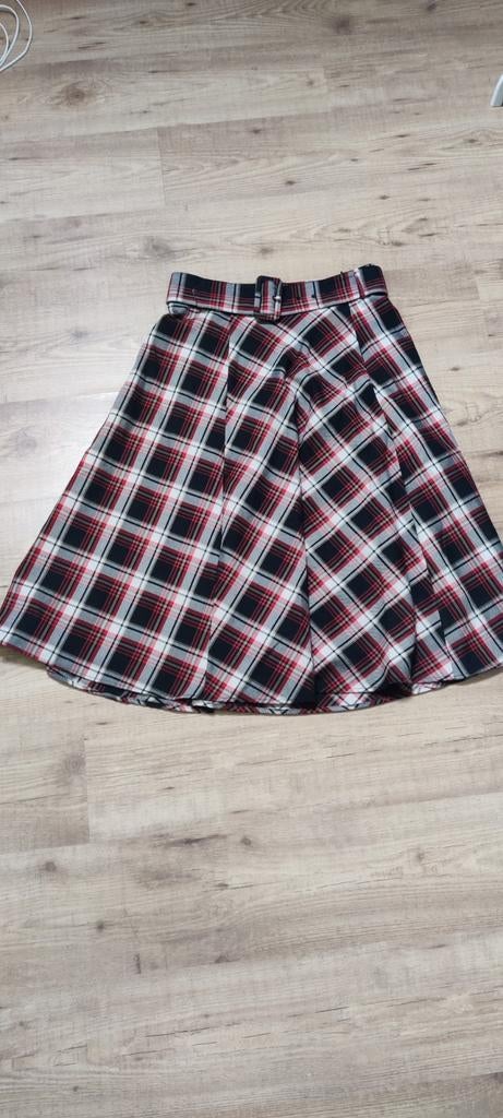 H&M Geruite Rok - Maat 42/44 (L), H&M, Maat 42/44 (L), Ophalen of Verzenden, Zo goed als nieuw