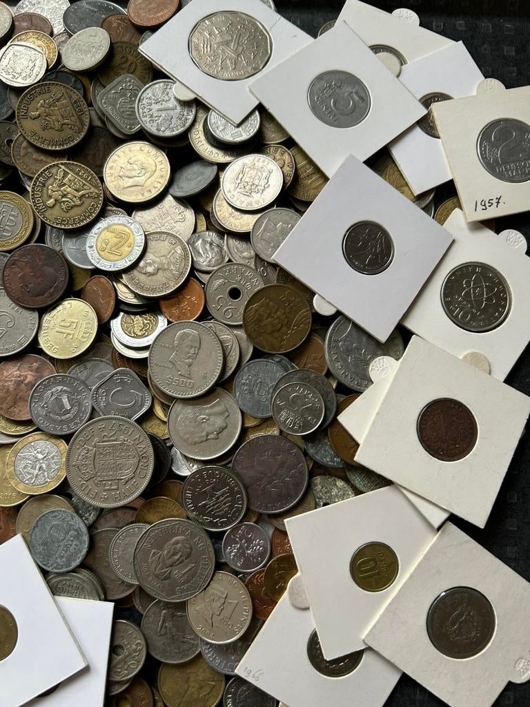 een mix van wereldmunten, 2,9 kg, Verzenden, Buitenland, Munten