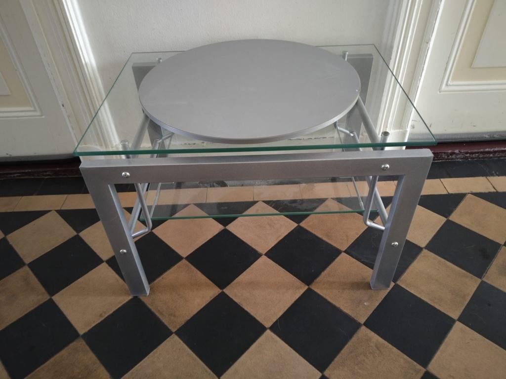 glazen TV-meubel, Ophalen, Minder dan 50 cm, Zo goed als nieuw, Minder dan 100 cm