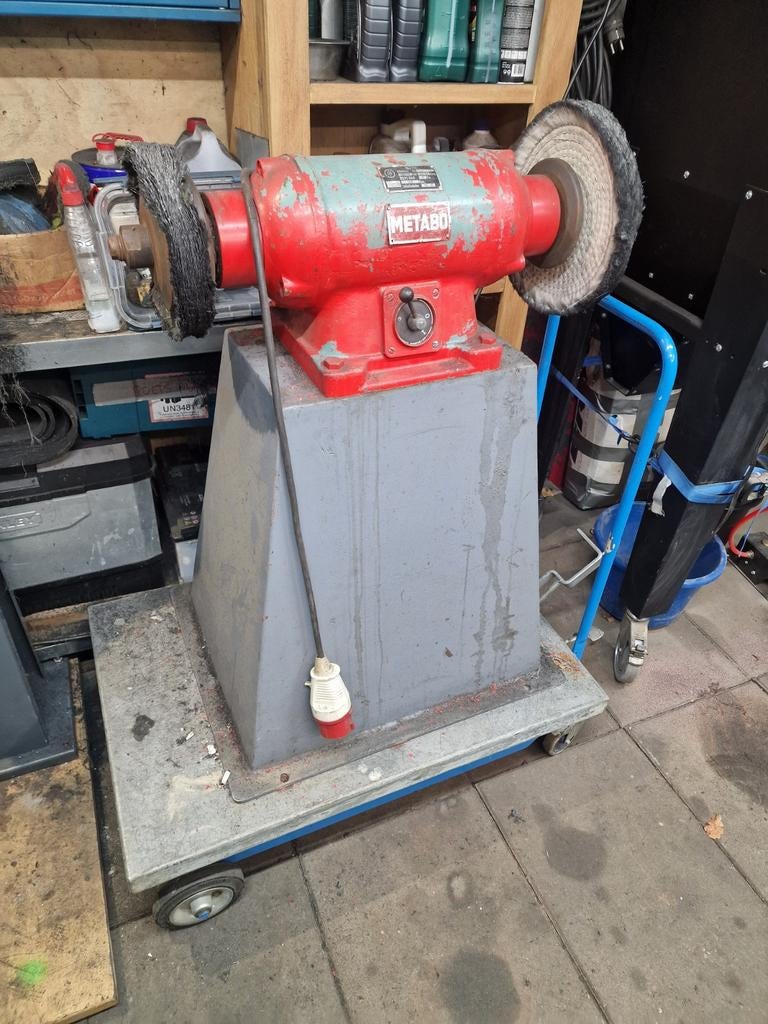 Polijstmachine 380 volt, Ophalen of Verzenden, 1000 watt of meer