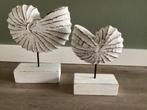 Houten schelpen op standaard, Huis en Inrichting, Woonaccessoires | Overige, Ophalen, Zo goed als nieuw