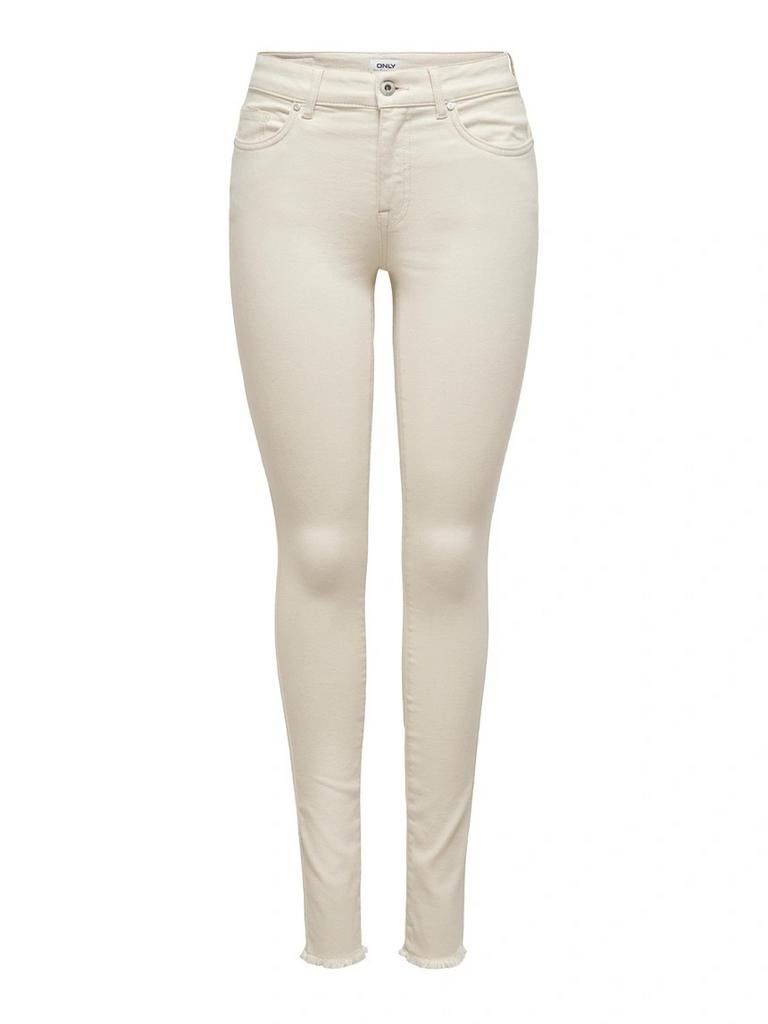 Only blush mid waist skinny fit jeans ecru maat M/30 NIEUW, Kleding | Dames, Spijkerbroeken en Jeans, Nieuw, Ophalen of Verzenden