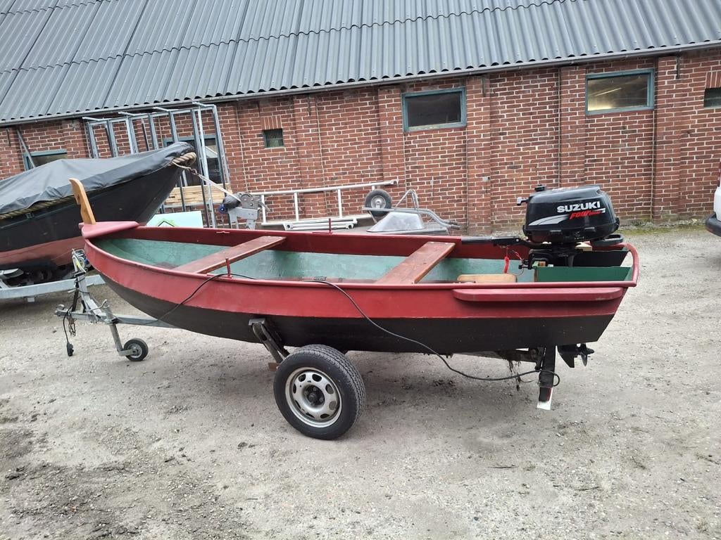 Ijzeren punt boot, Ophalen, Minder dan 70 pk, 3 tot 6 meter, Buitenboordmotor
